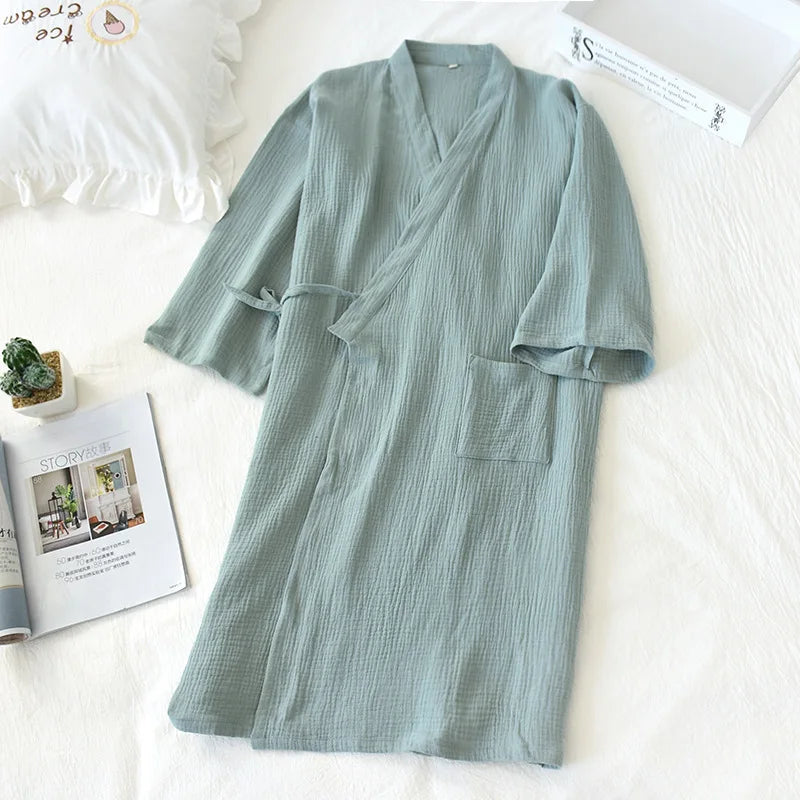 Elegant Japanese-Style Robe