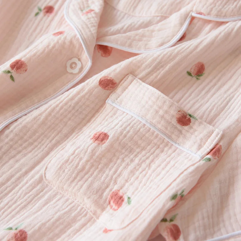 Cute Peachy Short Pajama Set