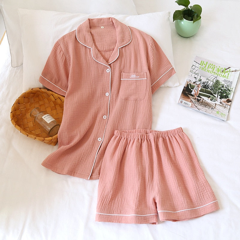 Japanese-Inspired Pajama Set