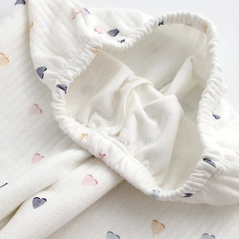 Hearts Cotton Long Sleeve Pants Pajama Set