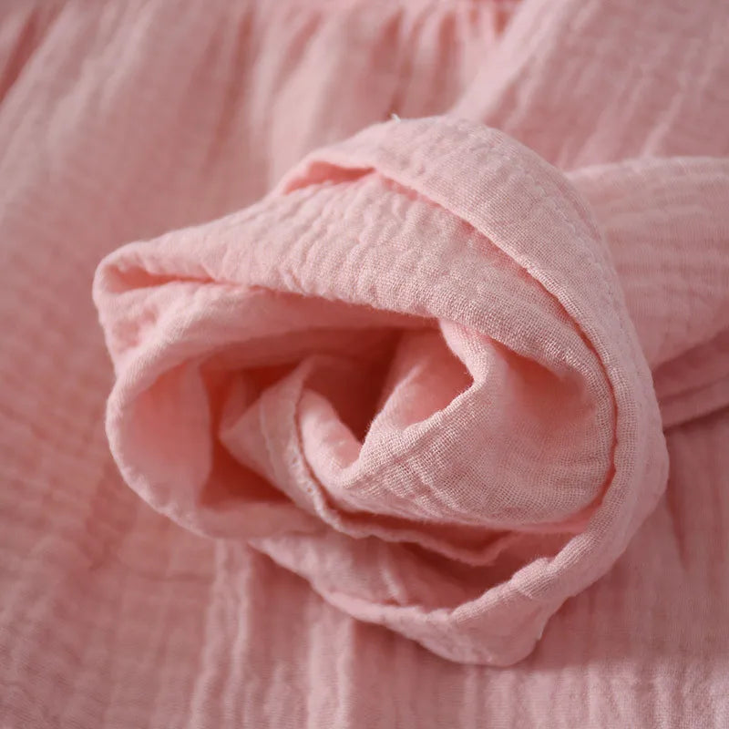 Japanese Inspired Cotton Long Sleeve Pants Pajama Set