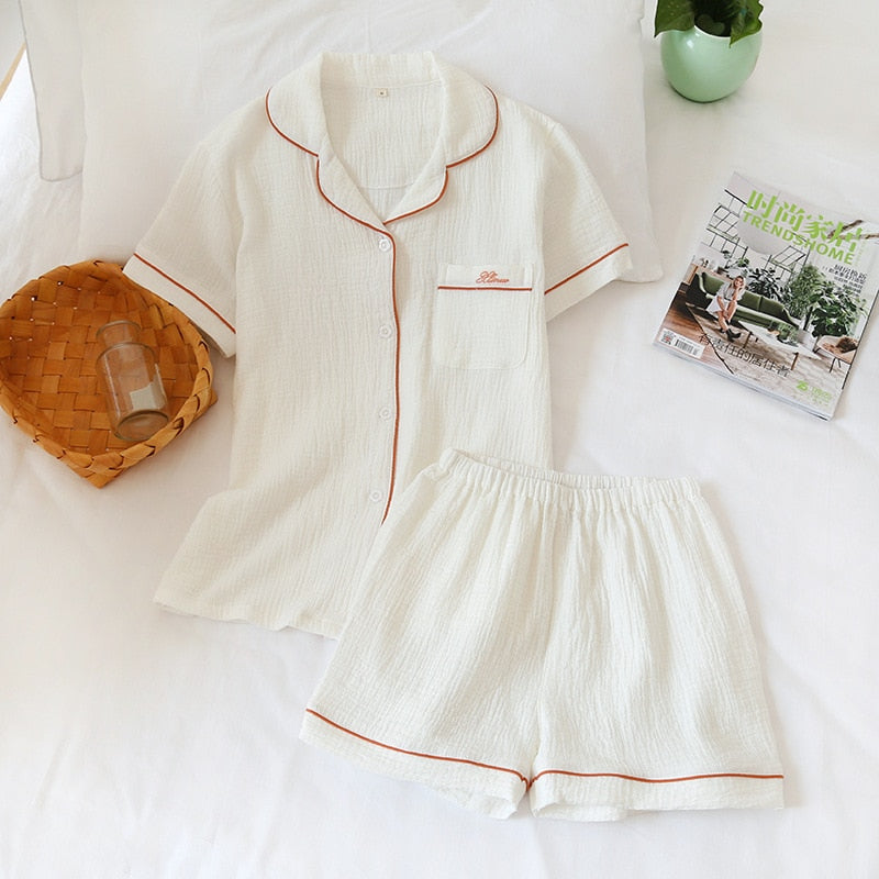 Japanese-Inspired Pajama Set