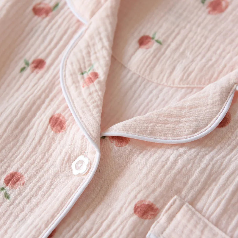 Cute Peachy Short Pajama Set