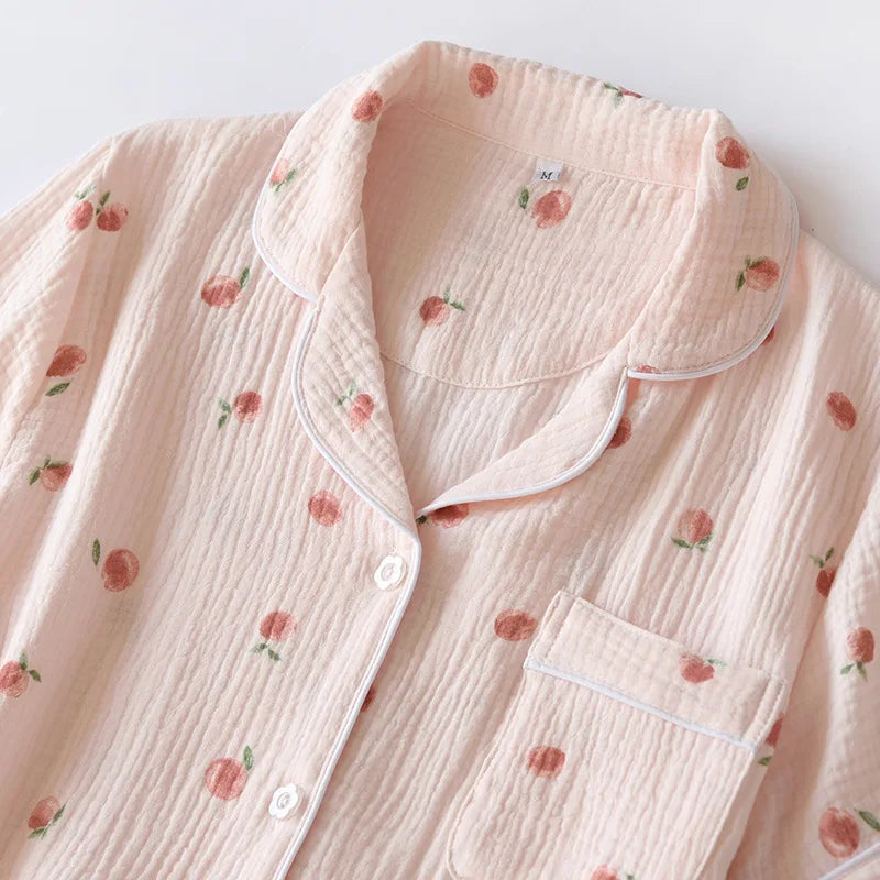 Cute Peachy Short Pajama Set