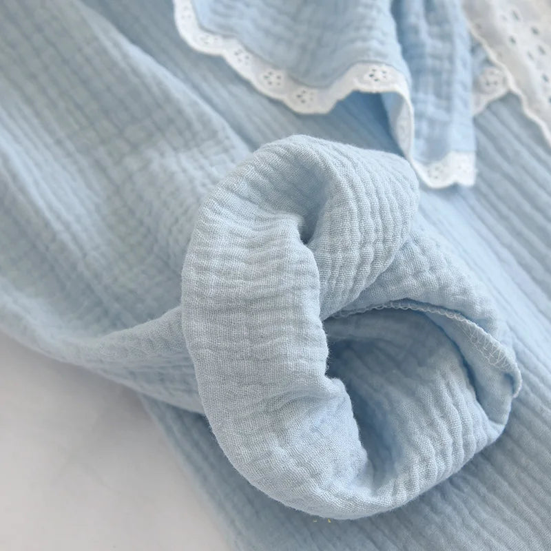 Princess Style Lace Cotton Nightgown