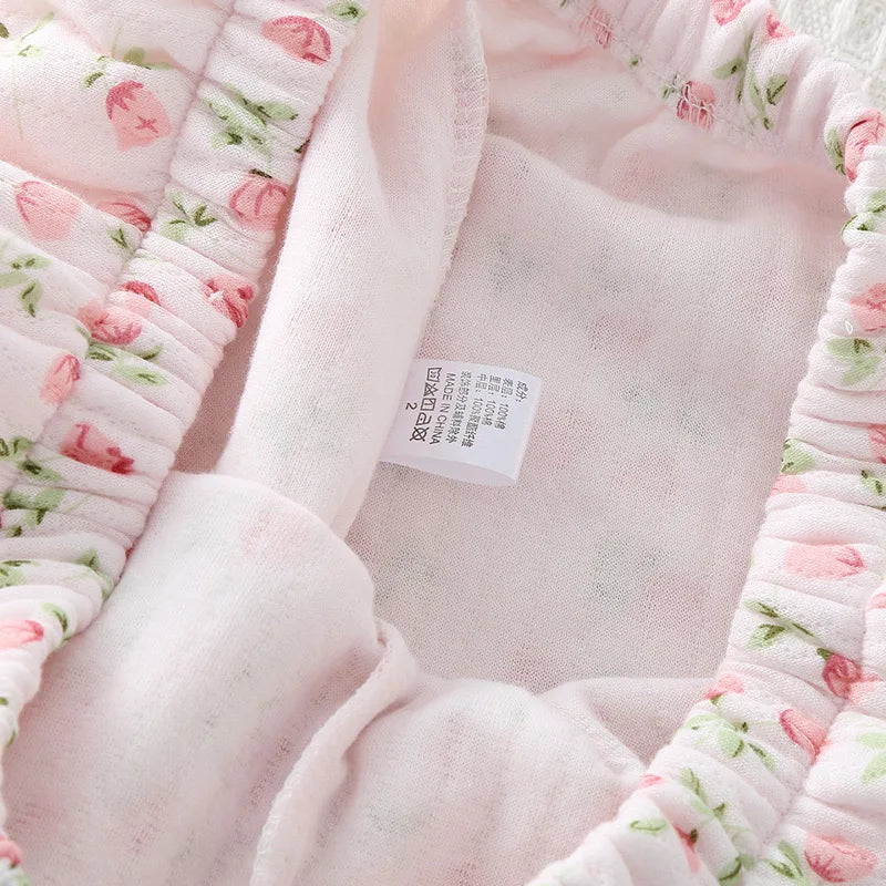 Blossom Cotton Long Sleeve Pants Pajama Set