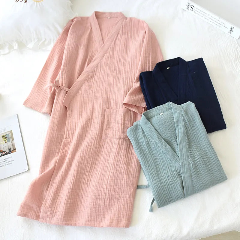 Elegant Japanese-Style Robe