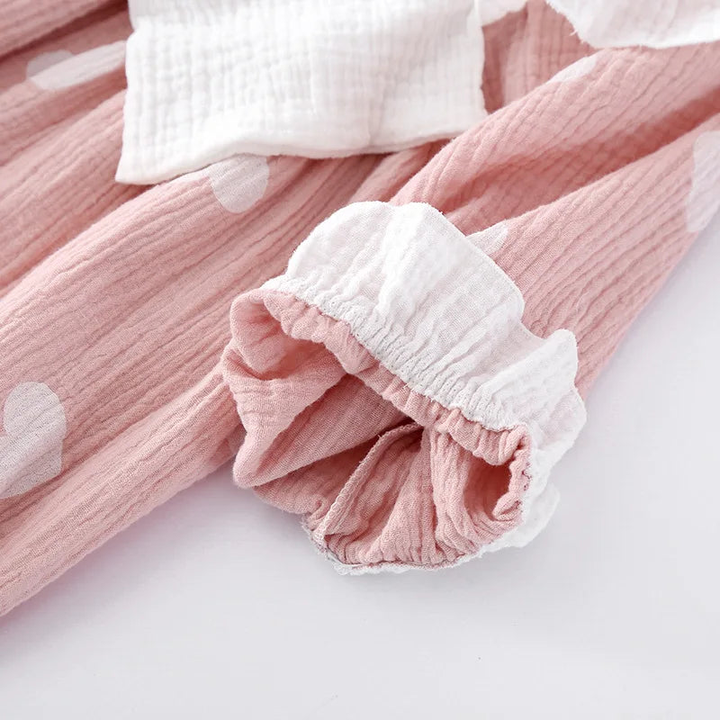 Cute Bow Cotton Nightgown