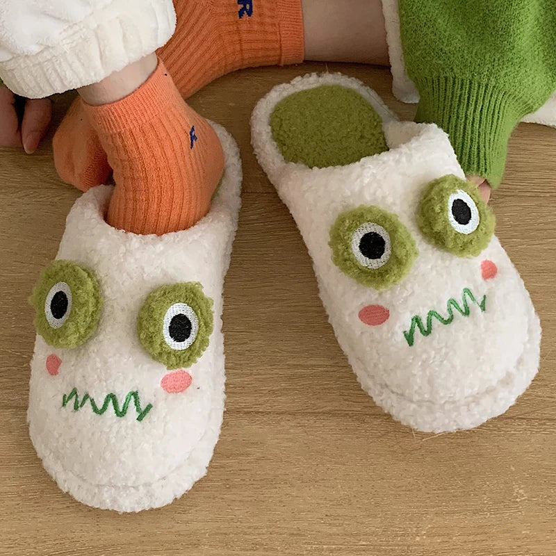 Fuzzy Fun Cotton Slippers