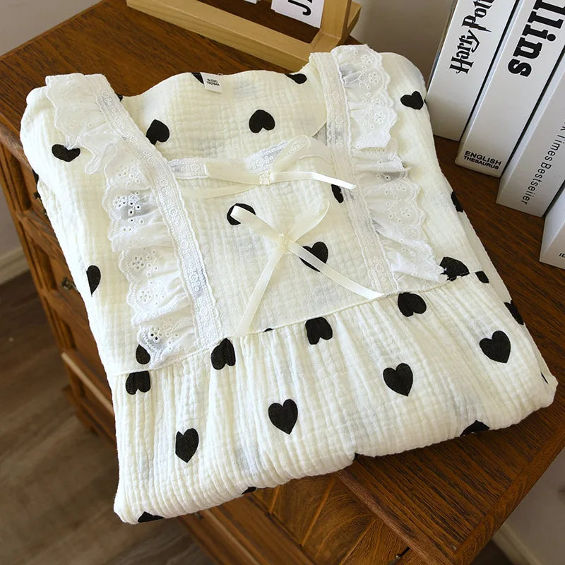 Cute Cotton Princess Style Nightgown
