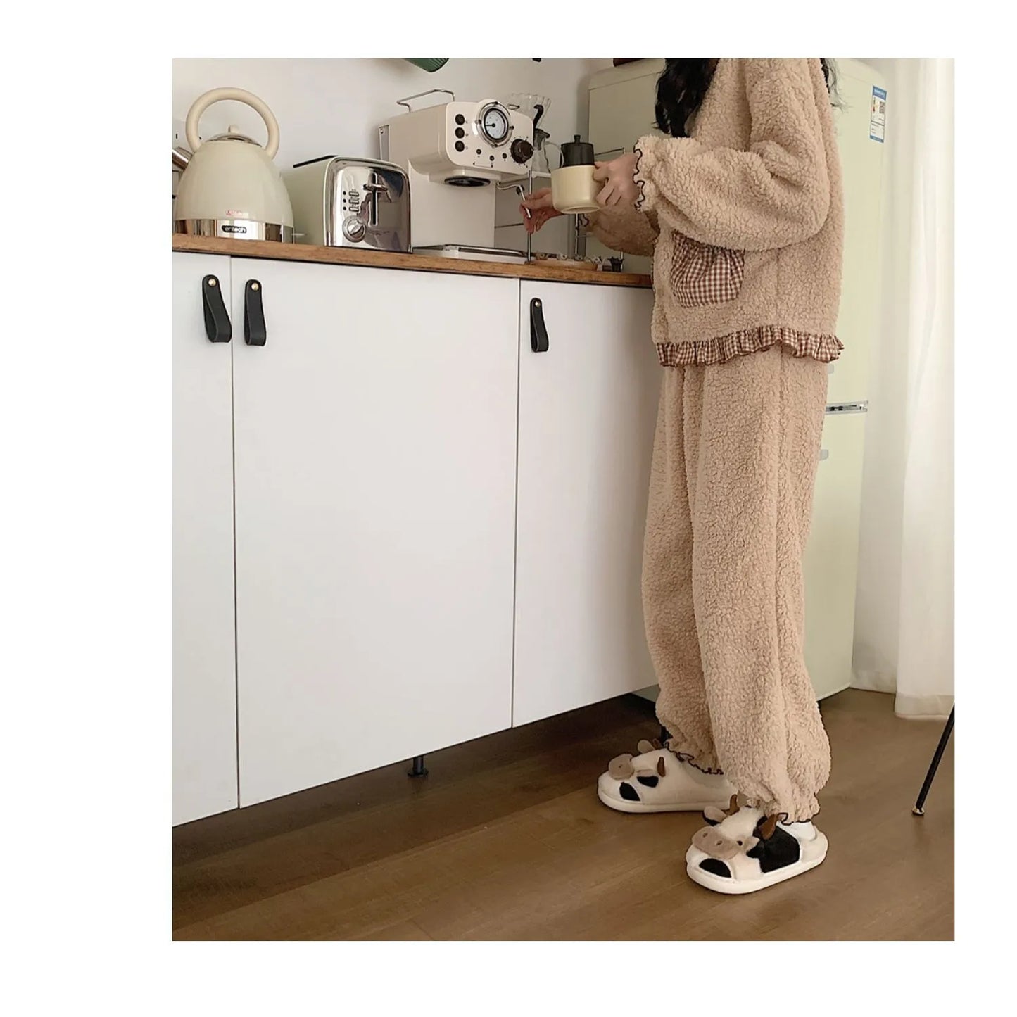 Cozy Cow Plush Slippers