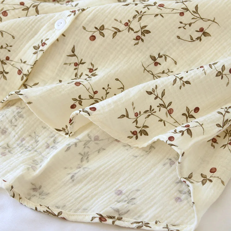 Countryside Pure Cotton Long Sleeve Pants Pajama Set