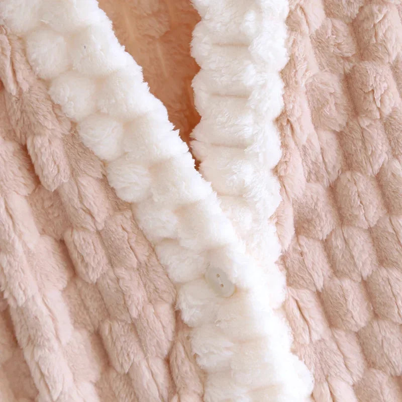Plush Faux Fur Robe