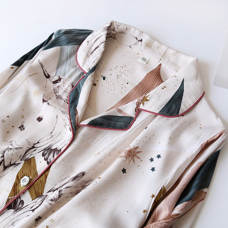 Cozy Viscose Pajama Set - Shorts