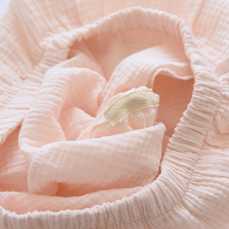 Princess Style Lace Cotton Long Sleeve Pants Pajama Set