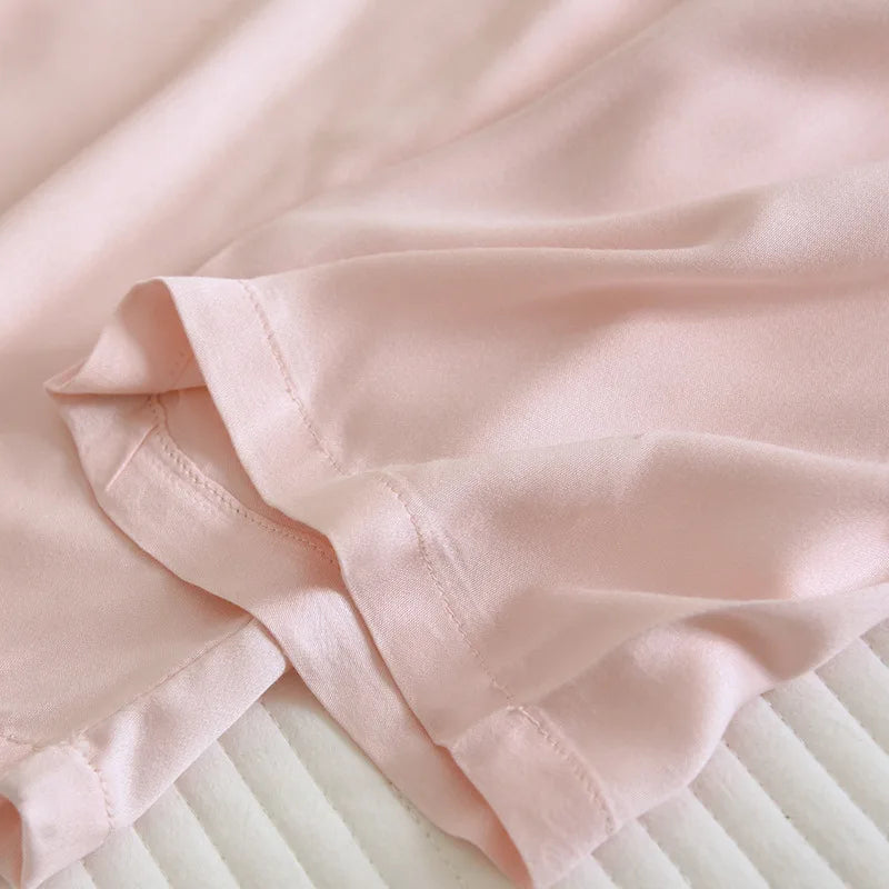 Minimalist Viscose Long Sleeve Pants Pajama Set