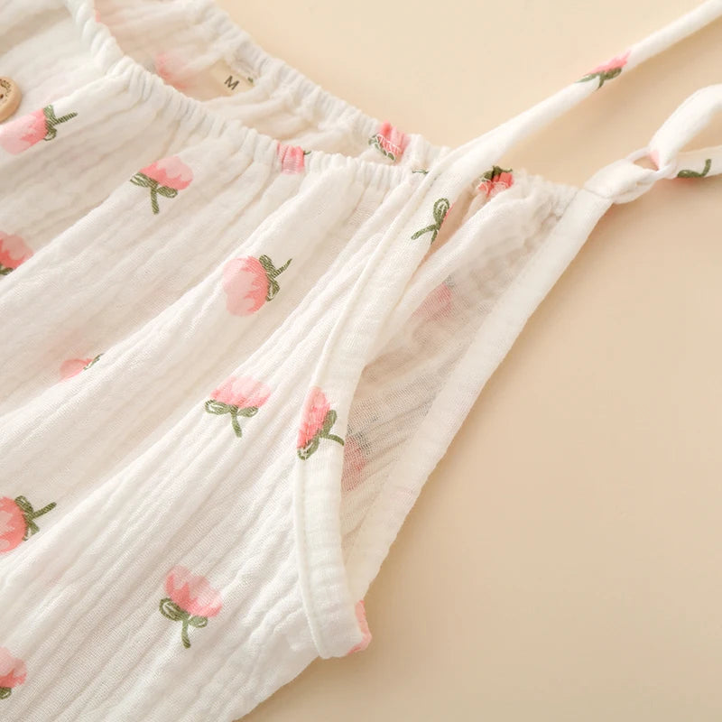 Peachy Cotton Cami Nightgown
