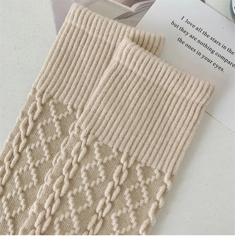 Chic Retro Knee-High Socks