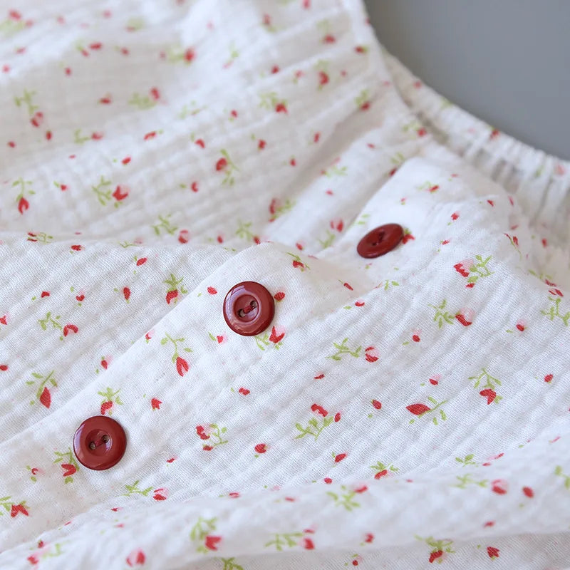 Light-and-Cozy Cotton Cami Loungewear Set