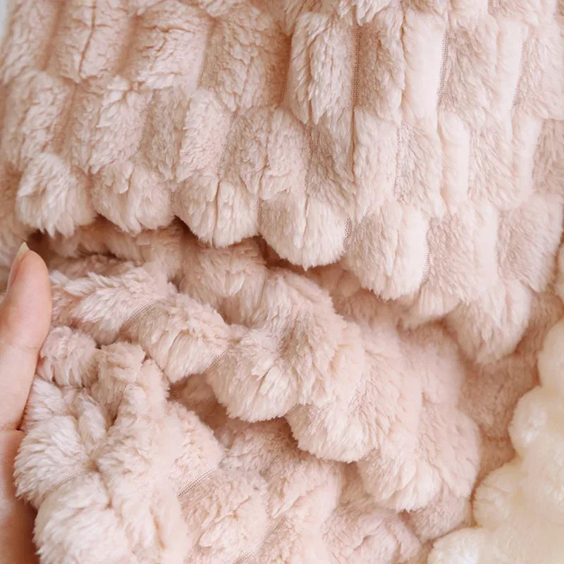 Plush Faux Fur Robe