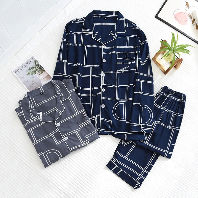 Luxe Viscose Long Sleeve Pants Pajama Set