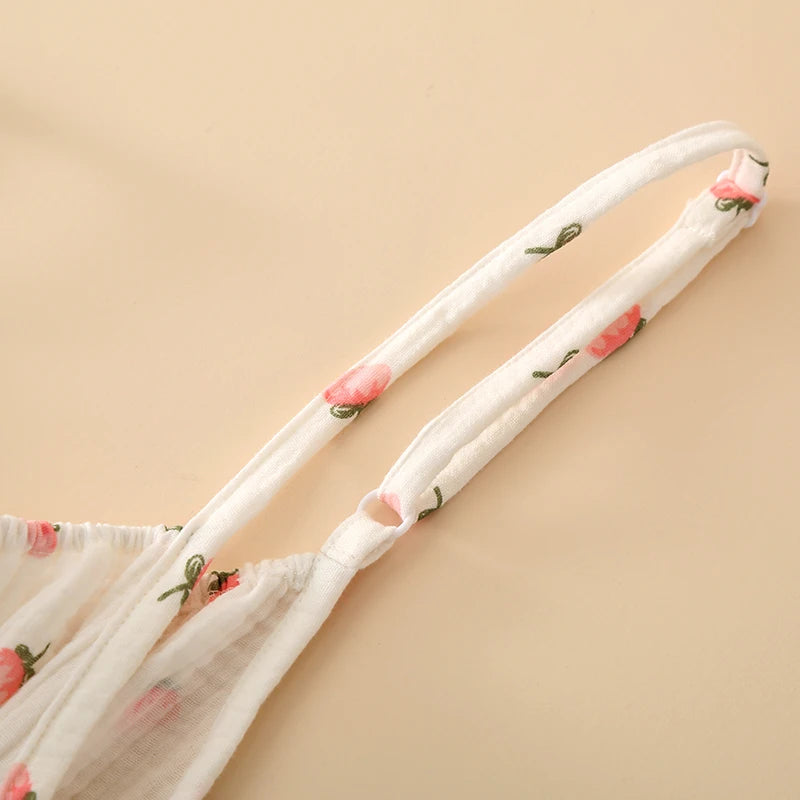 Peachy Cotton Cami Nightgown