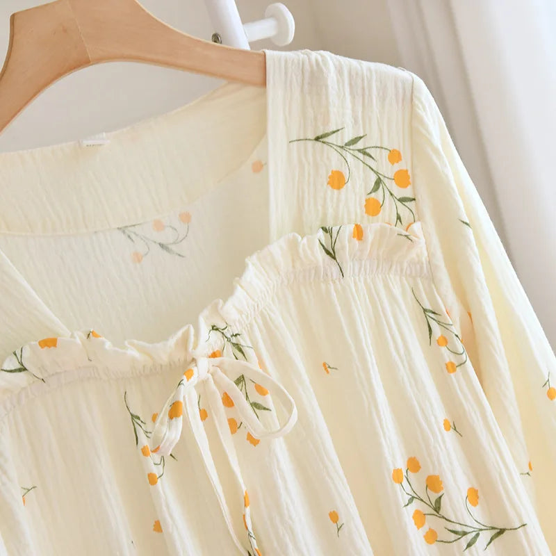 Blooming Meadow Cotton Nightgown