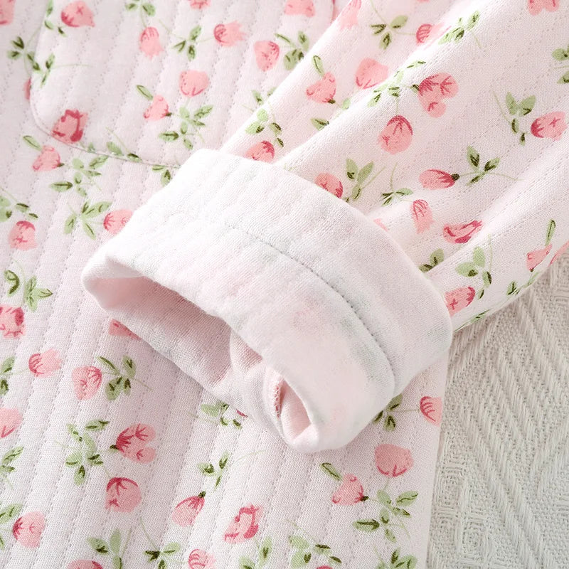Blossom Cotton Long Sleeve Pants Pajama Set