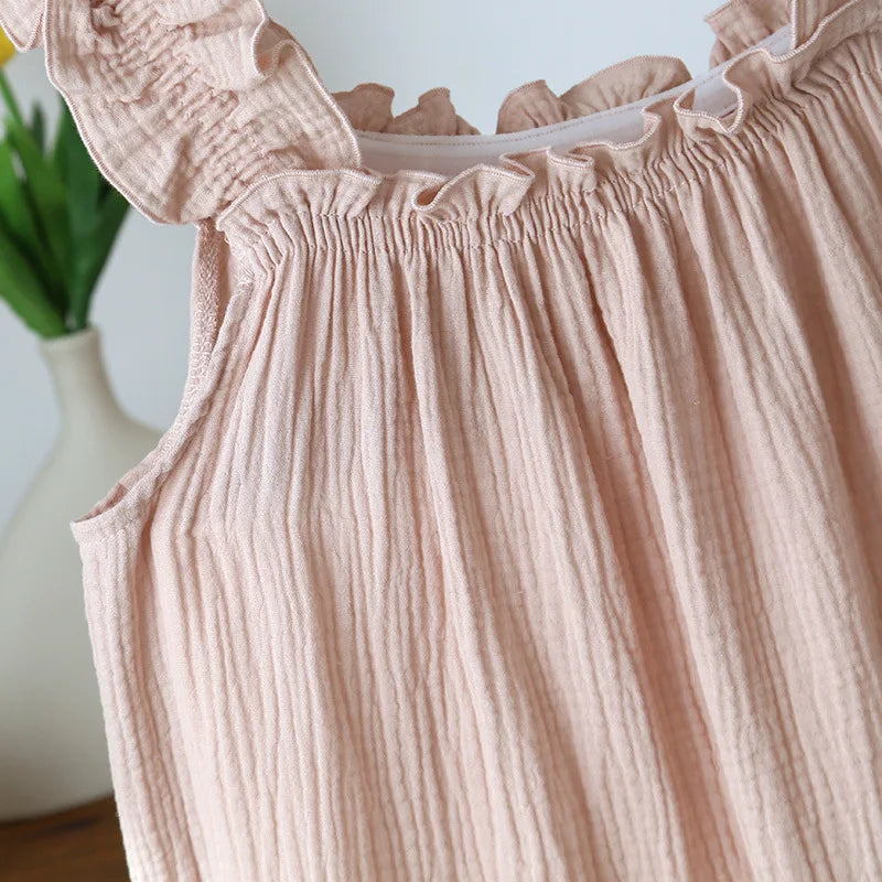 Breezy Thin Cotton Nightgown