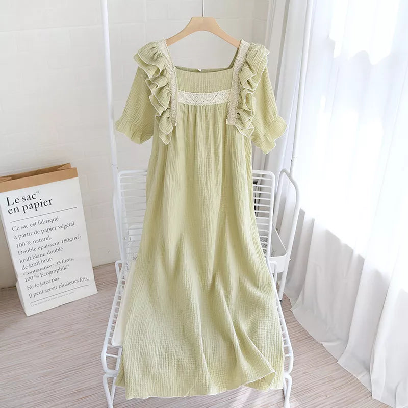 Palace Style Cotton Nightgown